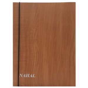 دفتر کلاسوری سایز A4 نهال 4 حلقه 80 برگ